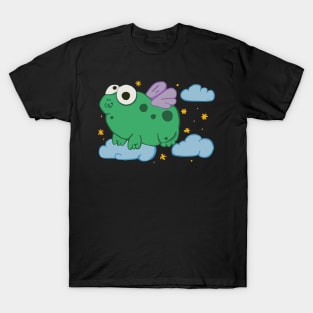 Frog with Wings Flies T-Shirt